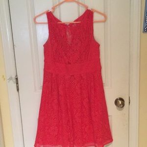 Orange Lace Dress